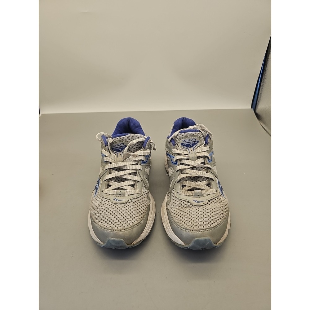 Saucony Cohesion 11 Athletic Running Shoes Womens 9.5 Silver Purple S10420-6